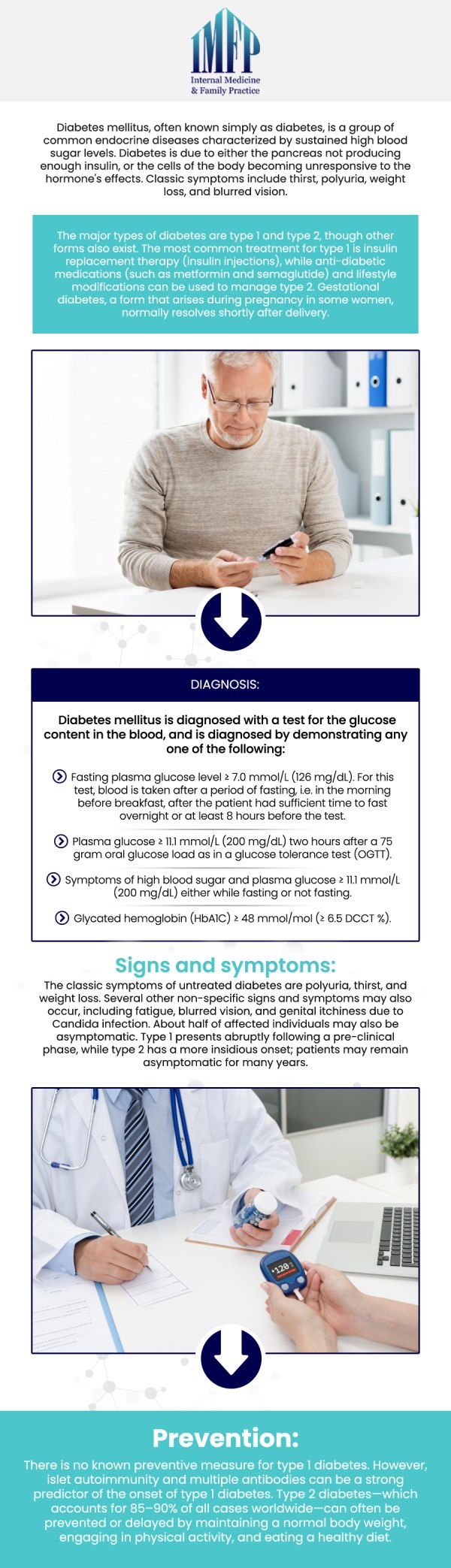 If you are experiencing symptoms of diabetes such as weight loss, extreme thirst and appetite, blurry vision, tiredness, and numb hands and feet do not hesitate to contact our Diabetes Management Specialists, Dr. Wael Mctabi, MD, and Dr. Samiullah Choudry at Internal Medicine and Family Practice today! It is essential for everyone to control and manage their blood sugar levels to prevent serious health problems. For more information, contact us or schedule an appointment online! We are conveniently located at 1719 Glenwood Ave Joliet, IL 60435. We welcome walk-ins! If you are experiencing symptoms of diabetes such as weight loss, extreme thirst and appetite, blurry vision, tiredness, and numb hands and feet do not hesitate to contact our Diabetes Management Specialists, Dr. Wael Mctabi, MD, and Dr. Samiullah Choudry at Internal Medicine and Family Practice today! It is essential for everyone to control and manage their blood sugar levels to prevent serious health problems. For more information, contact us or schedule an appointment online! We are conveniently located at 1719 Glenwood Ave Joliet, IL 60435. We welcome walk-ins!