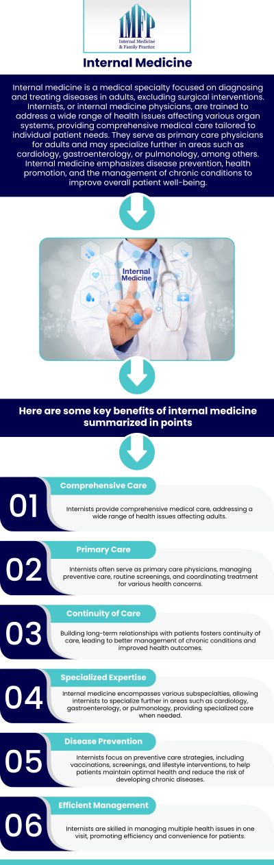 At Internal Medicine and Family Practice, We have a team of experienced internists! Our Internal medicine doctors Dr. Wael Mctabi, and Dr. Samiullah Choudry specialize in the diagnosis, treatment, and prevention of disease. Feel free to talk to our specialist today! Same day and walk-in appointments are available. For more information, book an appointment online or contact us. We are located at 1719 Glenwood Ave Joliet, IL 60435. At Internal Medicine and Family Practice, We have a team of experienced internists! Our Internal medicine doctors Dr. Wael Mctabi, and Dr. Samiullah Choudry specialize in the diagnosis, treatment, and prevention of disease. Feel free to talk to our specialist today! Same day and walk-in appointments are available. For more information, book an appointment online or contact us. We are located at 1719 Glenwood Ave Joliet, IL 60435.