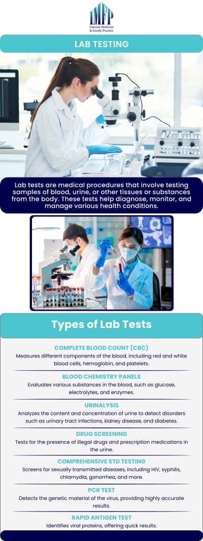 Common questions asked by patients: What is an in-house lab? What is the major goal of an in-house lab? What happens after in-house lab tests? What are the advantages of in-house testing? For more information, contact us or schedule an appointment online. We are conveniently located at 1719 Glenwood Ave Joliet, IL 60435. We serve patients from Joliet IL, Plainfield IL, Lockport IL, Channahon IL, Romeoville IL, Manhattan IL and surrounding areas.