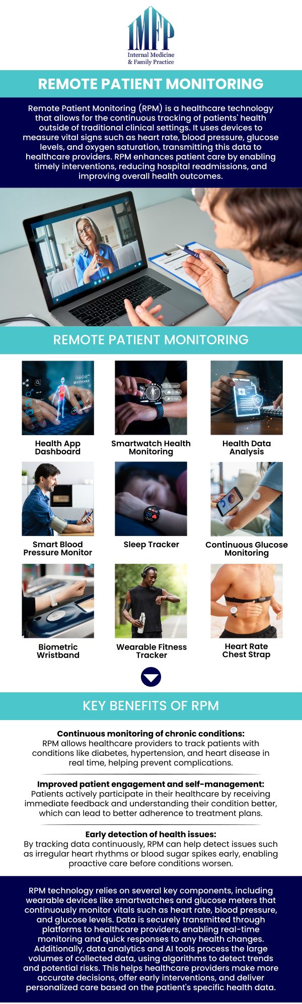 At Internal Medicine and Family Practice in Joliet, IL, we provide remote care management designed to help patients monitor and manage their health from home. Our team offers virtual check-ins, ongoing support, and personalized guidance to track chronic conditions, medications, and overall wellness. Remote care management allows patients to stay connected with their healthcare providers without needing frequent in-person visits, improving convenience and accessibility. For more information, book an appointment online or contact us. We are located at 1719 Glenwood Ave, Joliet, IL 60435. At Internal Medicine and Family Practice in Joliet, IL, we provide remote care management designed to help patients monitor and manage their health from home. Our team offers virtual check-ins, ongoing support, and personalized guidance to track chronic conditions, medications, and overall wellness. Remote care management allows patients to stay connected with their healthcare providers without needing frequent in-person visits, improving convenience and accessibility. For more information, book an appointment online or contact us. We are located at 1719 Glenwood Ave, Joliet, IL 60435.