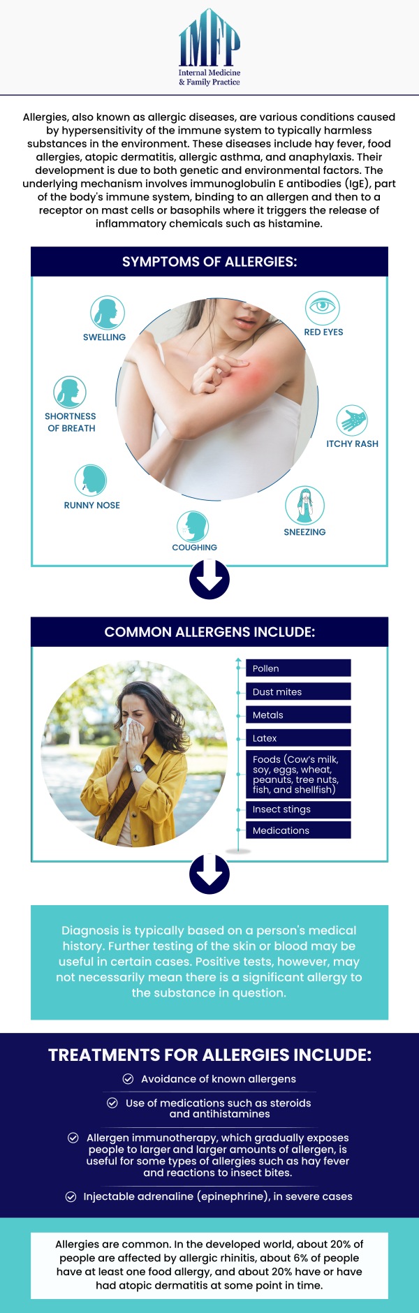 At Internal Medicine and Family Practice in Joliet, IL, we provide personalized seasonal allergy care to help patients understand their symptoms, identify contributing factors, and explore strategies for improving daily comfort. Our team understands that seasonal allergies can affect more than just physical symptoms—they may also interfere with sleep, concentration, energy levels, and everyday routines. Changes in environmental allergens throughout the year can cause symptoms to appear or become more noticeable during certain seasons. For more information, book an appointment online or contact us. We are located at 1719 Glenwood Ave Joliet, IL 60435.